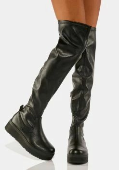 Koi Footwear Gravity Platform Knee High Boots