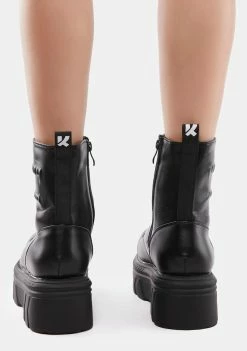 Koi Footwear Black Teeth Platform Boots
