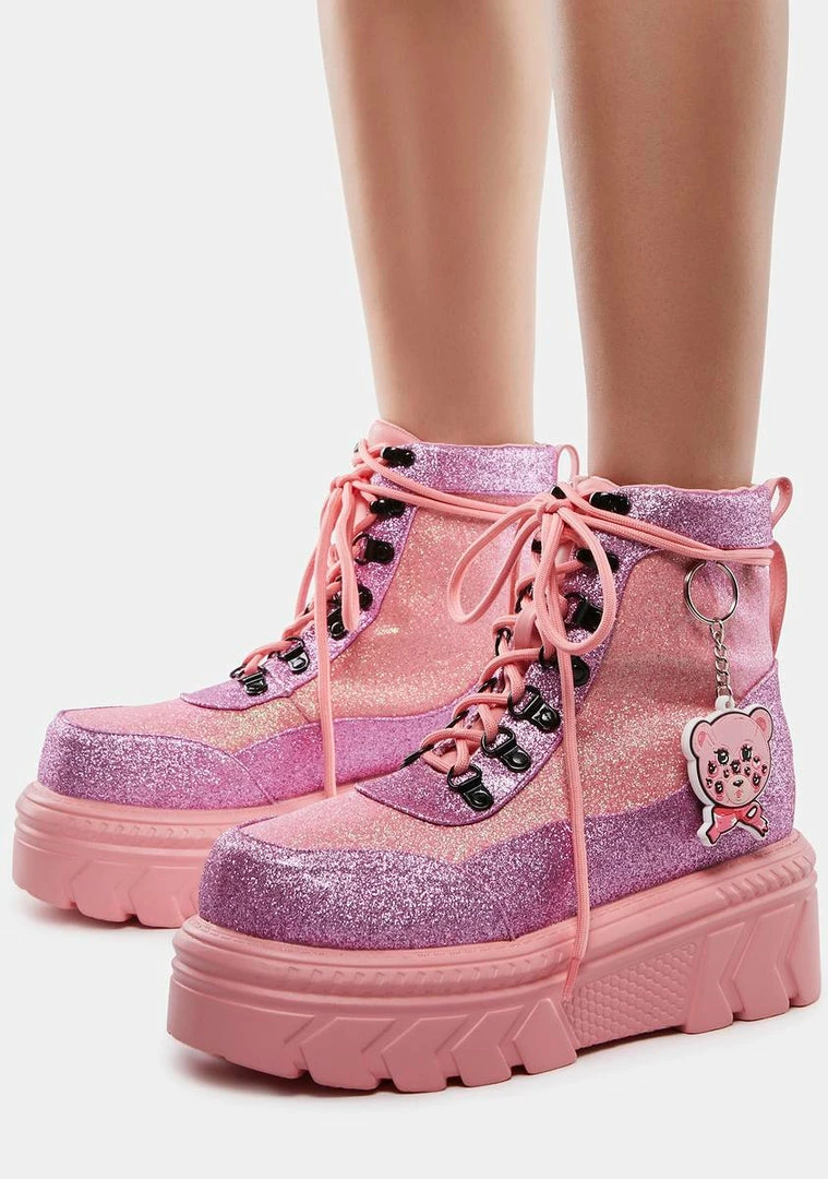 Buy ???? Koi Footwear Platform ???? Boots Addy The Baddy Bear Combat ???? Boots ???? 3 Koi Footwear Platform Boots Addy The Baddy Bear Combat Boots