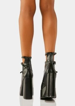 Koi Footwear Gurren Strappy Platform Heels Platforms