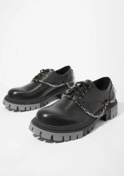 Koi Footwear Flats Halcyon Chain Oxfords