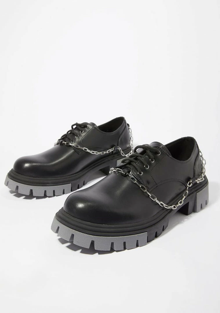 Hot Sale ???? Koi Footwear Flats Halcyon Chain Oxfords ???? 3 Koi Footwear Flats Halcyon Chain Oxfords