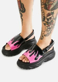Koi Footwear Pink Ebo Flame Sandals
