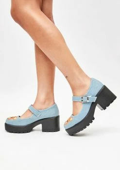 Koi Footwear Yogi Denim Mary Janes