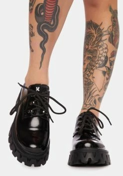 Koi Footwear Vulcan Patent Oxfords