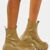 Coupon ???? Koi Footwear Ankle ???? Boots Khaki Raven Scars Bubble Chelsea ???? Boots ???? 2 Koi Footwear Ankle Boots Khaki Raven Scars Bubble Chelsea Boots