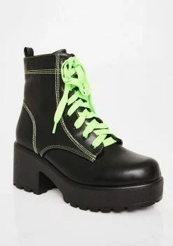 Koi Footwear Slime Kitana Combat Boots