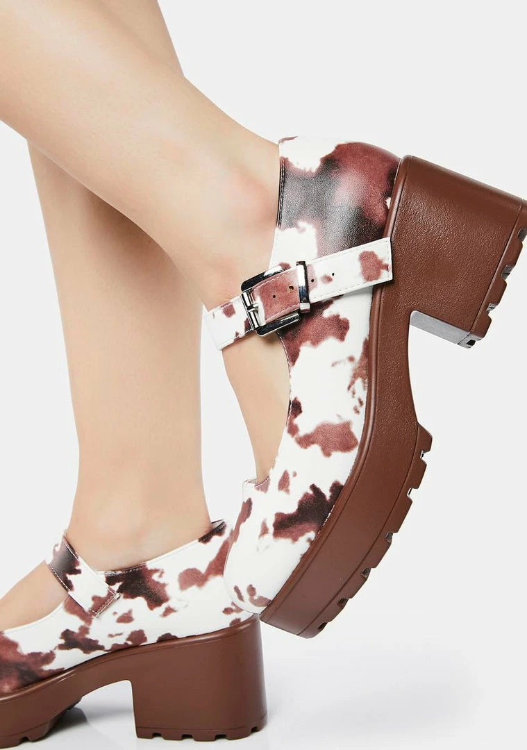 Top 10 ???? Koi Footwear Brown Cow Tira Mary Janes ???? 4 Koi Footwear Brown Cow Tira Mary Janes