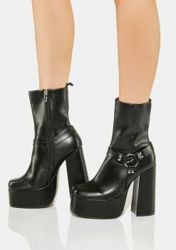 Koi Footwear Yuna Platform Boots Heeled Boots