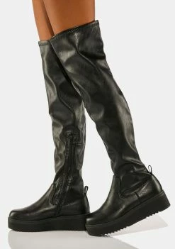 Koi Footwear Gravity Platform Knee High Boots