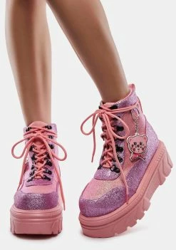 Buy ???? Koi Footwear Platform ???? Boots Addy The Baddy Bear Combat ???? Boots ???? 9 Koi Footwear Platform Boots Addy The Baddy Bear Combat Boots